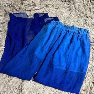 S ombre maxi skirt with built in shorts